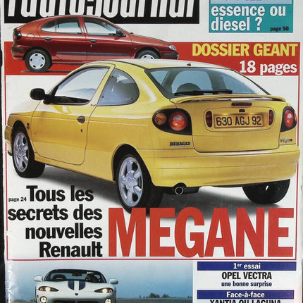 Alle Geheimnisse des Renault Mégane – L'auto Journal – Nr. 420 – 1995 – Zeitschriftenrezension – Auto