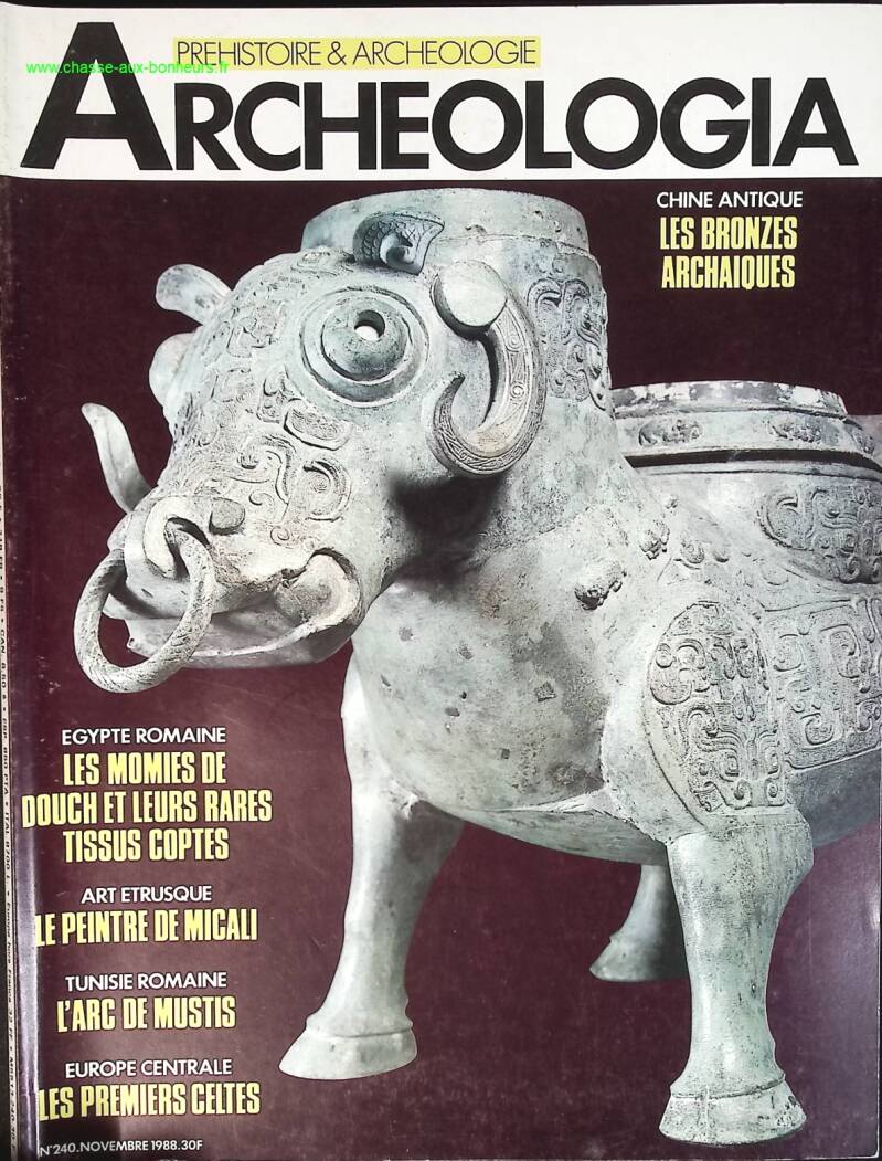 Archeologia - n° 240 - revue magazine