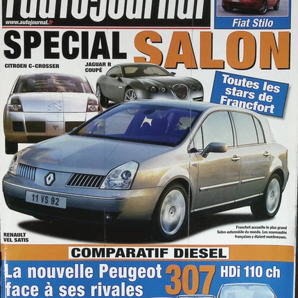 Spécial salon - L'auto journal - n° 577 - 2001 - revue magazine - voiture