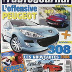 L'offensive Peugeot - L'auto journal - n° 682 - 2005 - revue magazine - voiture
