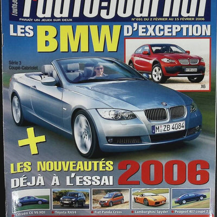 Außergewöhnlicher BMW - L'auto journal - Nr. 691 - 2006 - Zeitschriftenbericht - Auto