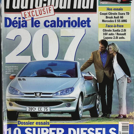 Schon das Peugeot 207 Cabrio - L'auto journal - Nr. 483 - 1998 - Zeitschriftenbericht - Auto