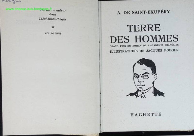 Terre des hommes - Antoine de Saint Exupéry - livre