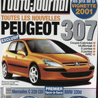 All the new Peugeot 307s - L'auto journal - n° 542 - 2000 - magazine review - car