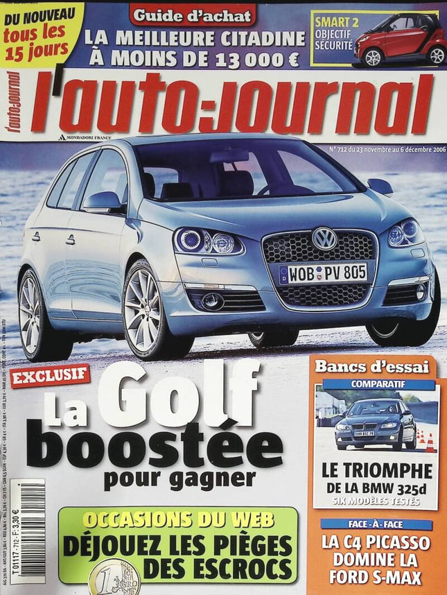 The boosted Golf - L'auto journal - n° 712 - 2006 - magazine review - car