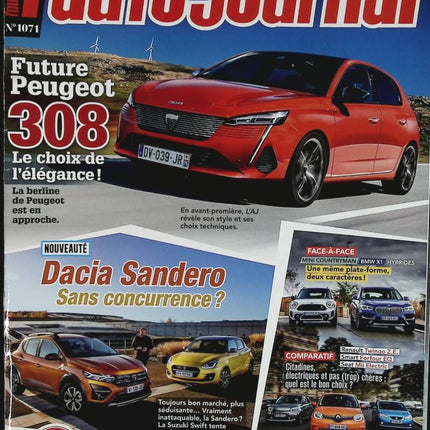 Future Peugeot 308 - L'auto journal - n° 1071 - 2020 - magazine review - car