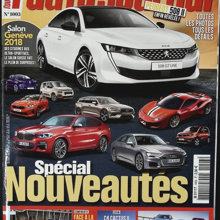 Spécial nouveautés - L'auto journal - n° 1003 - 2018 - revue magazine - voiture