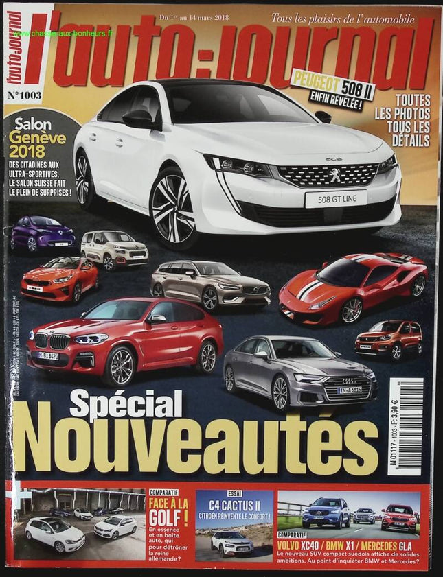 Besondere Neuerscheinungen - L'auto journal - Nr. 1003 - 2018 - Zeitschriftenrezension - Auto