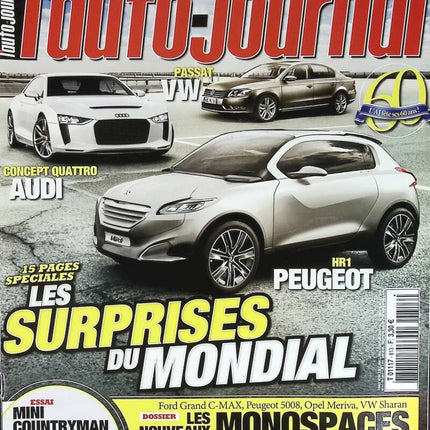 Surprise du Mondial - L'auto journal - n° 813 - 2010 - revue magazine - voiture
