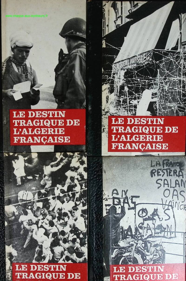 Le destin tragique de l'Algérie française - 4 tomes - Michal Bernard - livre