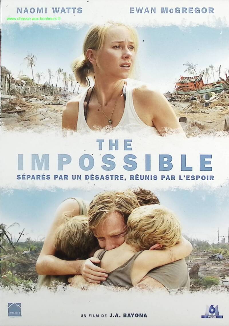 The Impossible - Naomi Watts, Ewan McGregor, Tom Holland DVD catastrophe