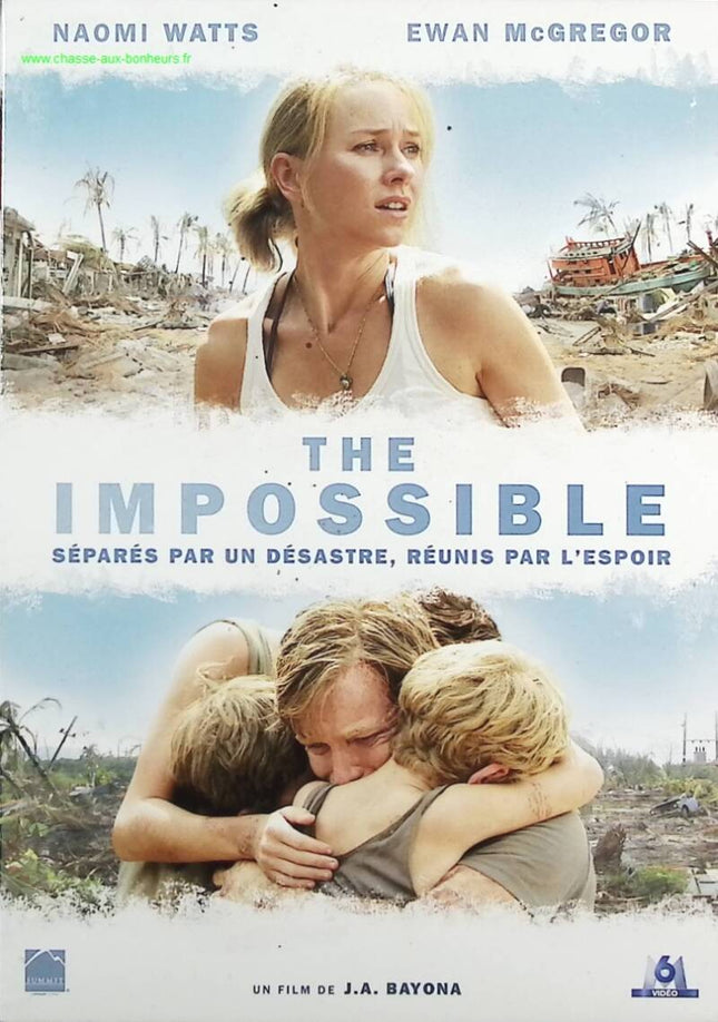 The Impossible - Naomi Watts, Ewan McGregor, Tom Holland DVD catastrophe