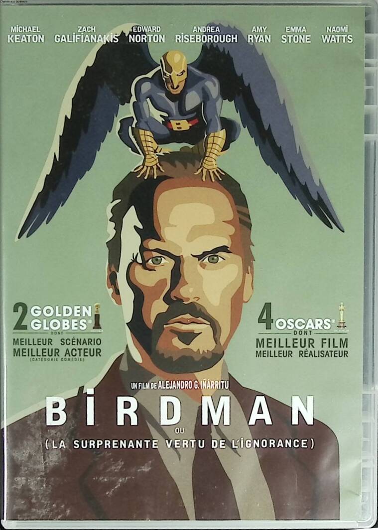 Birdman or The Surprising Virtue of Ignorance - Michael Keaton - Comedy-Drama DVD