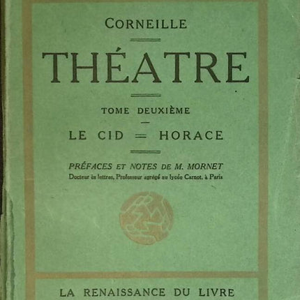 Théâtre tome 2 - Corneille - livre