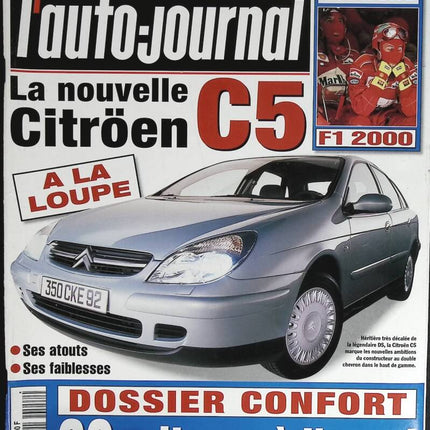 Citroën C5 - L'auto journal - n° 558 - 2000 - magazine review - car