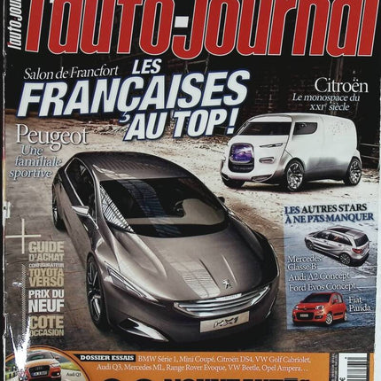Les françaises au top - L'auto journal - n° 837 - 2011 - revue magazine - voiture