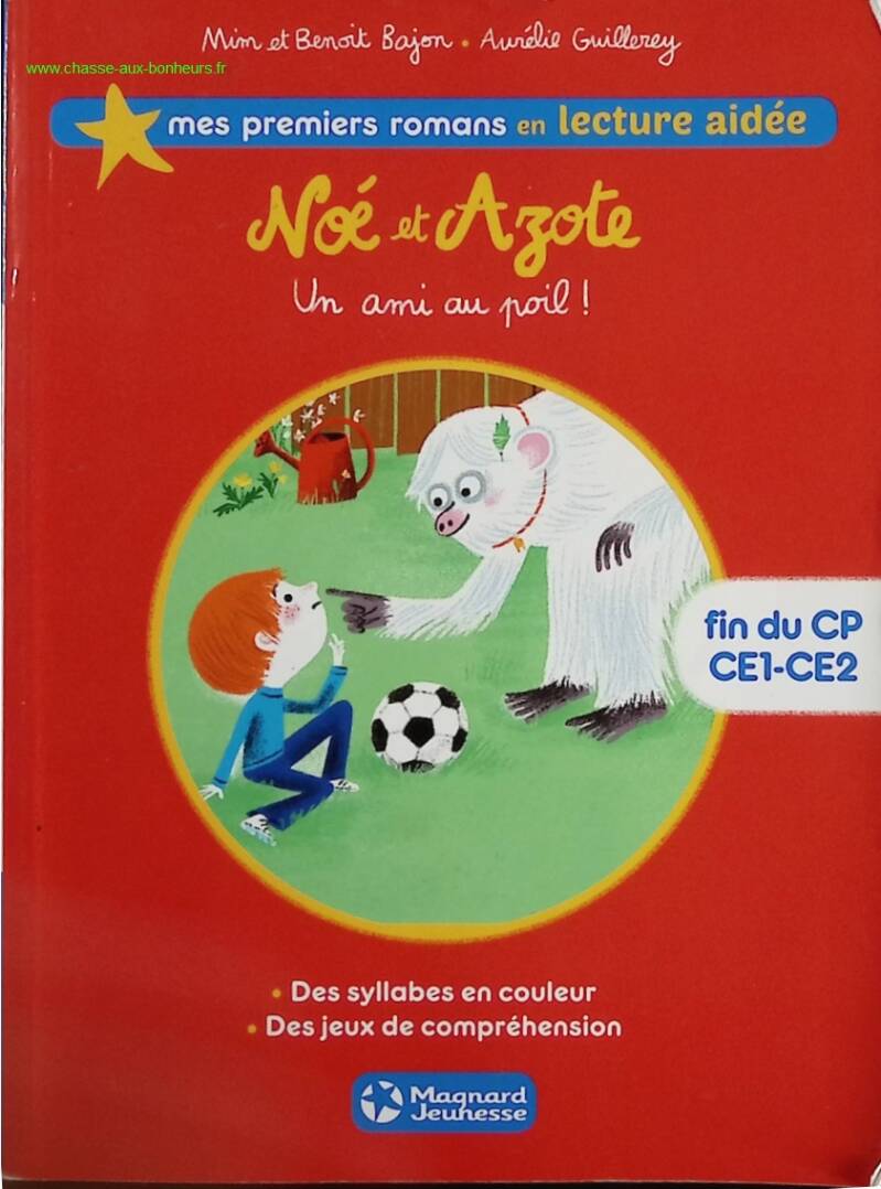 Noah and Nitrogen 1 - A Furry Friend! Assisted Reading - MIM, Benoît Bajon, Aurélie Guillerey - book