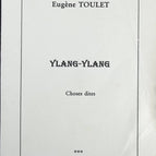 Ylang Ylang Dinge gesagt - Eugène Toulet - Buch