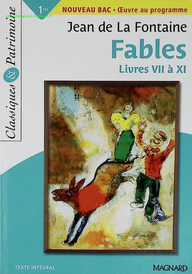 Fabeln Bücher VII bis XI - Klassiker und Kulturerbe - Jean De La Fontaine - Buch