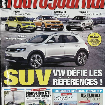 Volkswagen SUV the challenge - L'auto journal - n° 882 - 2013 - magazine review - car