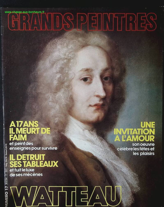 Watteau - Grands Peintres - n° 17 - revue magazine + 4 reproductions - ART peinture