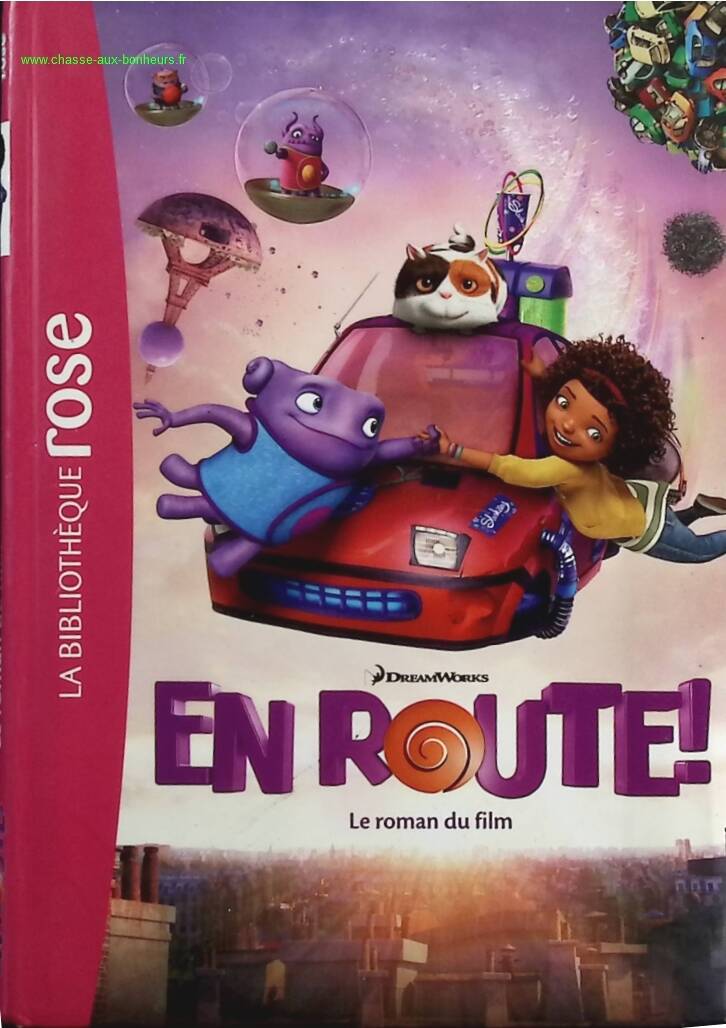 En route - Le roman du film Disney bibliothèque rose - Dreamworks - livre Manga