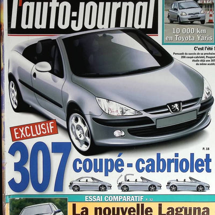 307 coupé cabriolet - L'auto journal - n° 519 - 1999 - revue magazine - voiture