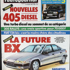 Peugeot 405 Citroën BX - L'auto Journal - Nr. 3 - 1988 - Zeitschriftenrezension - Auto
