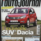 SUV Dacia - L'auto journal - n° 774 - 2009 - revue magazine - voiture