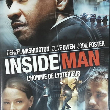 Inside Man - Denzel Washington - Jodie Foster - Willem Dafoe DVD thriller