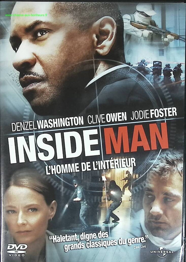 Inside Man – Denzel Washington – Jodie Foster – Willem Dafoe DVD-Thriller