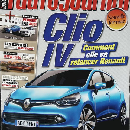 Renault Clio IV - L'auto journal - n° 852 - 2012 - magazine review - car