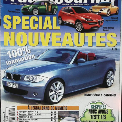 Besondere Neuerscheinungen - L'auto journal - Nr. 670 - 2005 - Zeitschriftenkritik - Auto