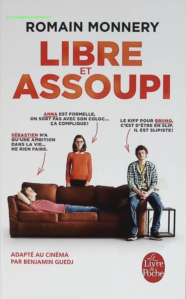 Libre et assoupi - Romain Monnery - livre