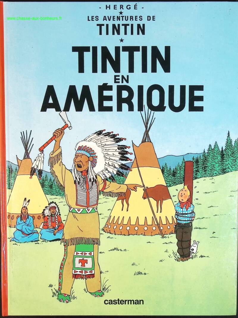 Tintin - Tome 3 - Tintin en amerique - Hergé - livre BD
