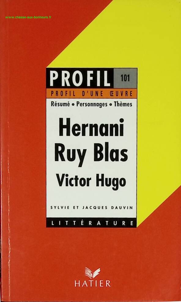 Hernani, Ruy Blas - Victor Hugo - livre
