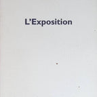 The Exhibition - Nathalie Léger - book