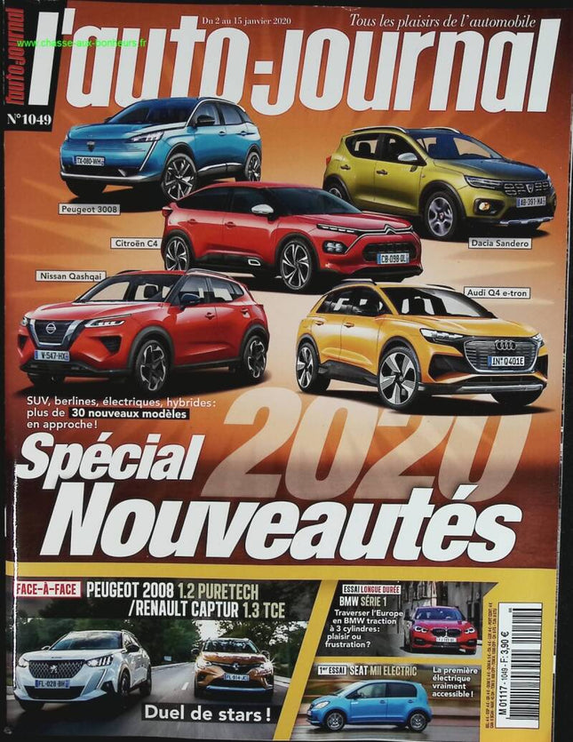 Spécial nouveautés 2020 - L'auto journal - n° 1049 - 2020 - revue magazine - voiture