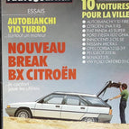 10 cars for the city - L'auto journal - n° 11 - 1985 - magazine review - car