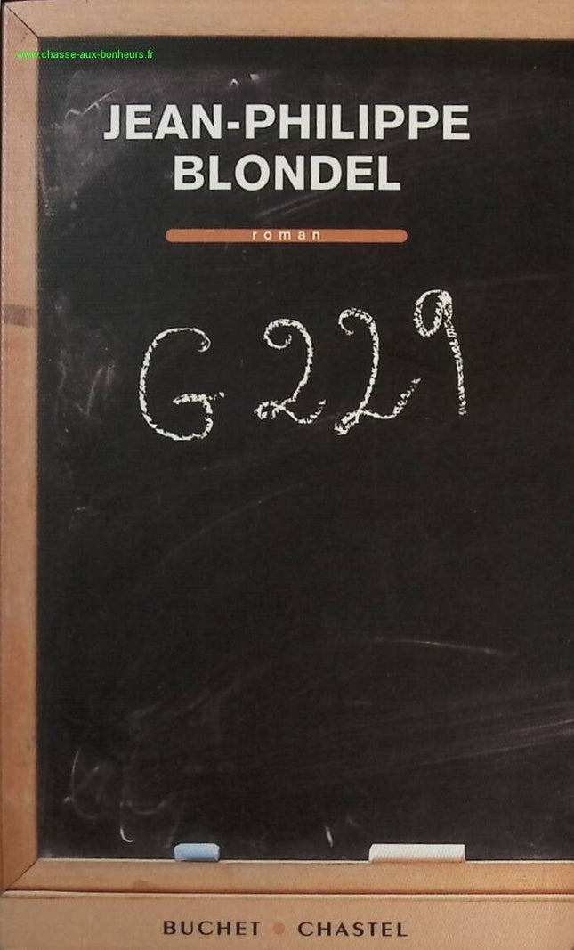 G229 - Jean-Philippe Blondel - Buch