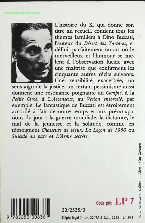 The K - Dino Buzzati - book