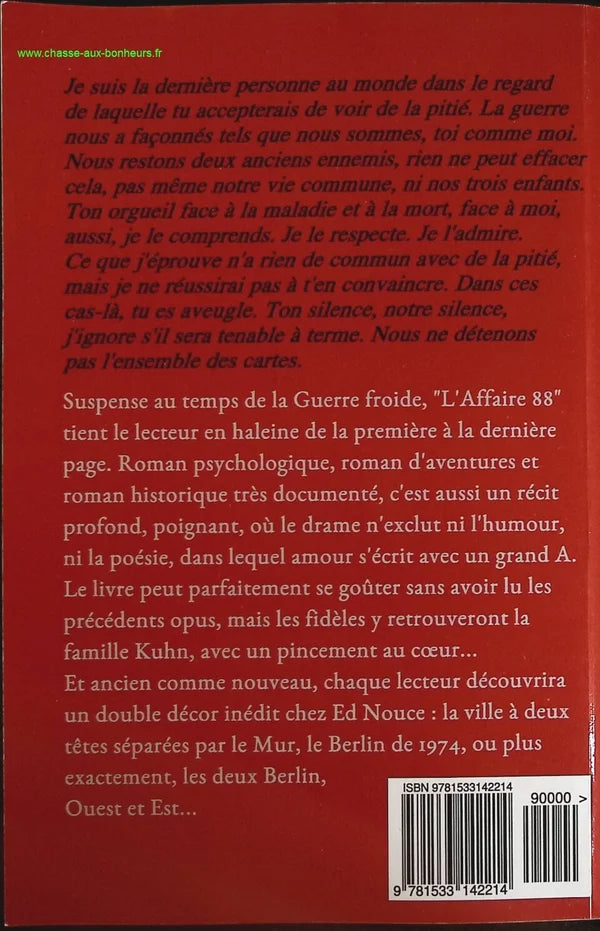 The "88" Affair - Suspense at the time of the Berlin Wall - Ed Nouce - book