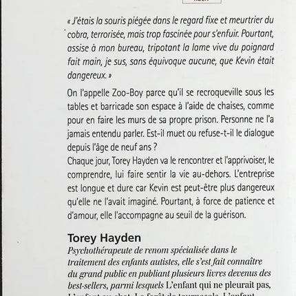 Kevin le revolte - Récit - Torey L. Hayden - Livre