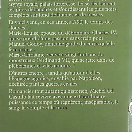Les Louves de l'Escurial - Michel del Castillo - Livre
