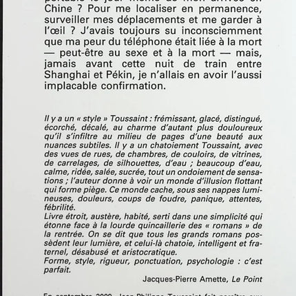 Fliehen - Jean-Philippe Toussaint - Buch