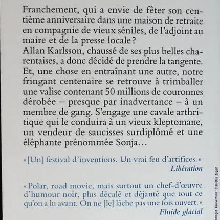 Le Vieux qui ne voulait pas fêter son anniversaire - Jonas Jonasson - livre