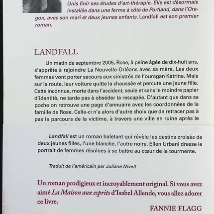 Landfall – Ellen Urbani – Buch