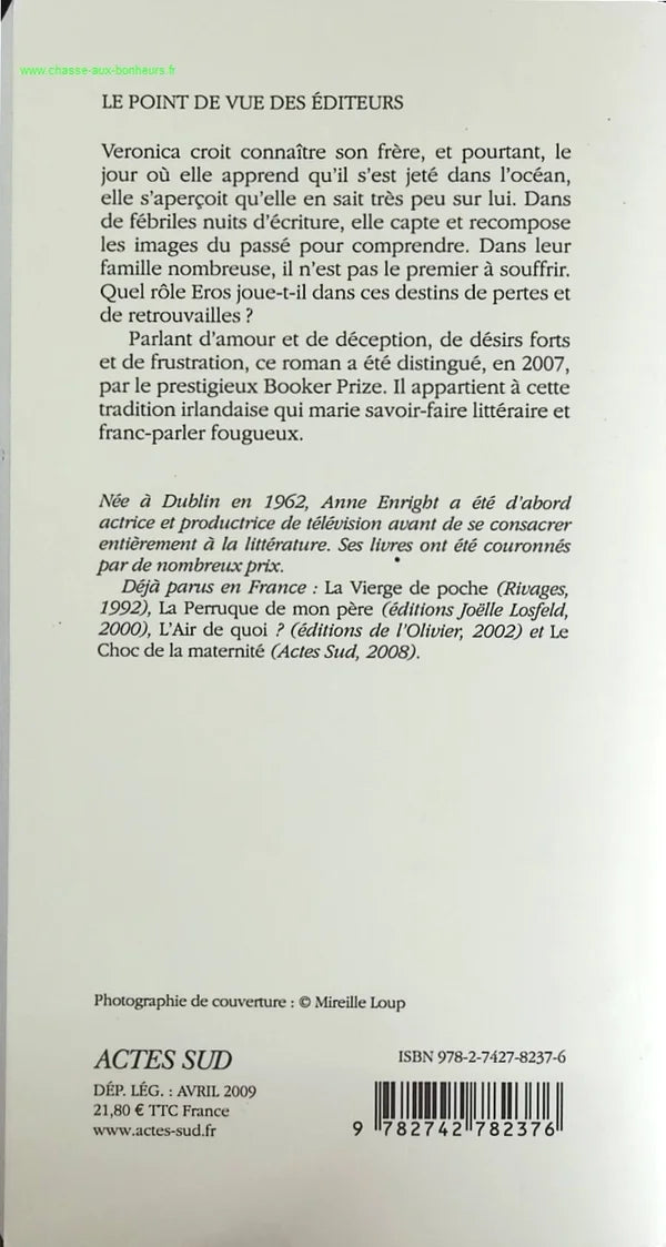 Reunion - Anne Enright - book