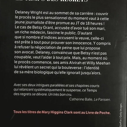 Die Zeit der Reue - Mary Higgins Clark - Buch