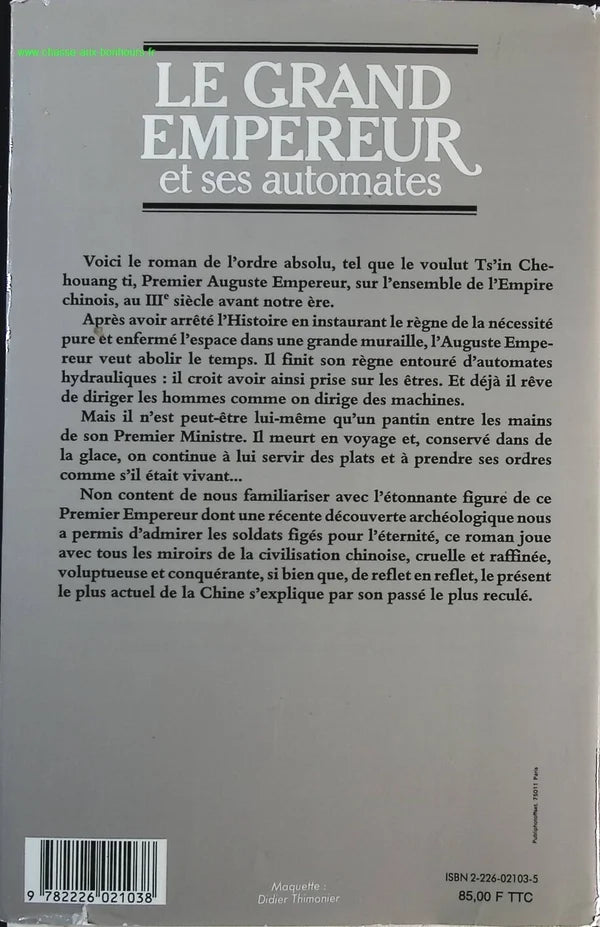 The Great Emperor and his Automatons - Jean Lévi - Book